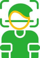 Line Two Colour vector