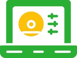 Line Two Colour vector