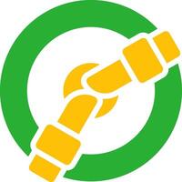 Line Two Colour vector