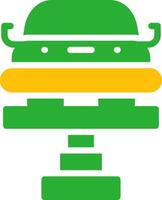 Line Two Colour vector