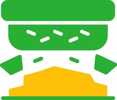 Line Two Colour vector