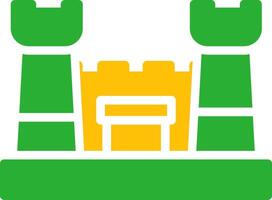 Line Two Colour vector