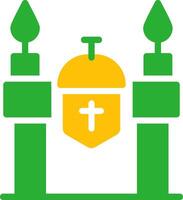 Line Two Colour vector