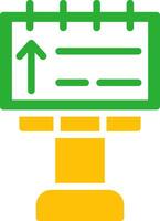 Line Two Colour vector