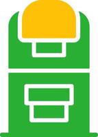 Line Two Colour vector