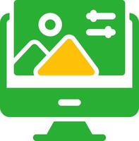 Line Two Colour vector
