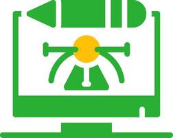 Line Two Colour vector