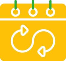 Line Two Colour vector