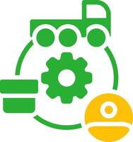Line Two Colour vector