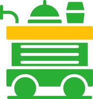 Line Two Colour vector