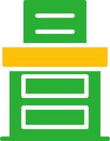 Line Two Colour vector