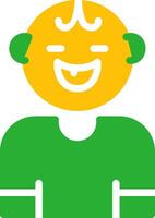 Line Two Colour vector