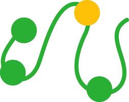Line Two Colour vector