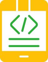 Line Two Colour vector
