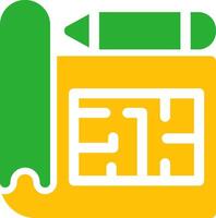 Line Two Colour vector