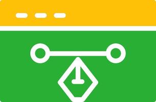 Line Two Colour vector