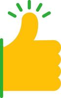 Line Two Colour vector