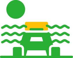 Line Two Colour vector