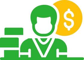 Line Two Colour vector