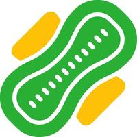 Line Two Colour vector