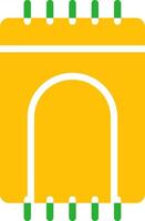 Line Two Colour vector