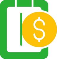 Line Two Colour vector