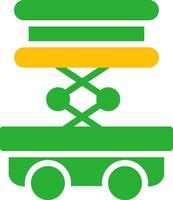 Line Two Colour vector