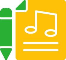 Line Two Colour vector