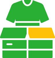 Line Two Colour vector