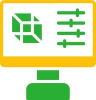 Line Two Colour vector