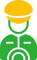 Line Two Colour vector