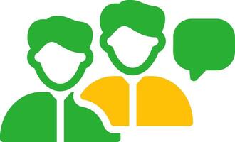 Line Two Colour vector