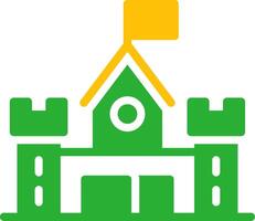 Line Two Colour vector