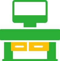 Line Two Colour vector