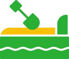Line Two Colour vector