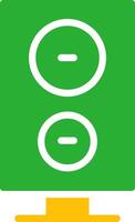 Line Two Colour vector