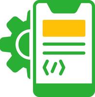 Line Two Colour vector