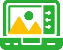 Line Two Colour vector