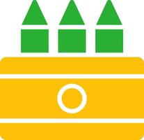 Line Two Colour vector