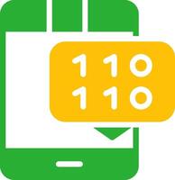 Line Two Colour vector