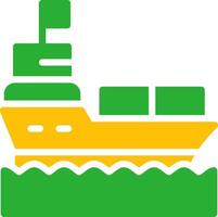 Line Two Colour vector