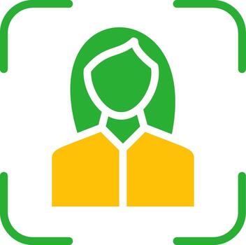 línea de dos colores vector