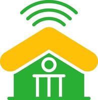 Line Two Colour vector