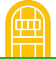 Line Two Colour vector