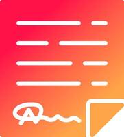 glyph  colour Gradient Circle vector