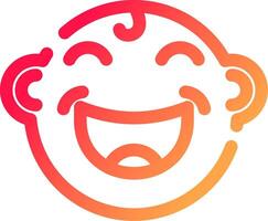 glyph  colour Gradient Circle vector