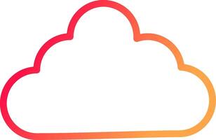 Cloud Creative Icon Design vector