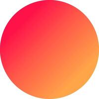 glyph  colour Gradient Circle vector