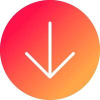 glyph  colour Gradient Circle vector