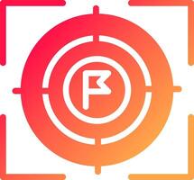 glyph  colour Gradient Circle vector